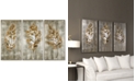Uttermost Champagne Leaves 3-Pc. Modern Wall Art 